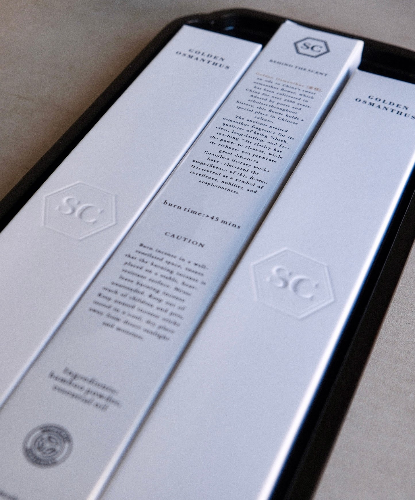 Golden Osmanthus (金桂雨雾) - 3 Incense Sticks Bundle