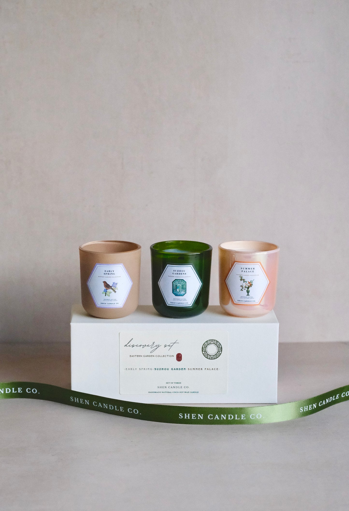 Mini Candle Discovery Set of Three- Eastern Garden Collection
