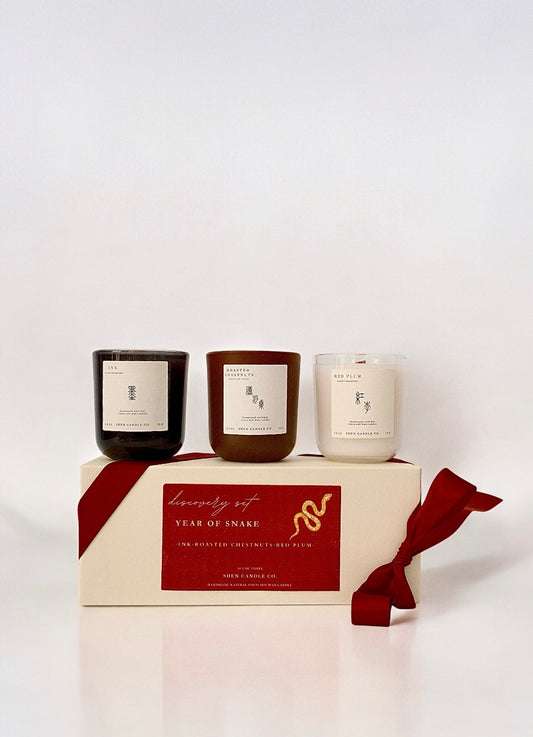 Mini Candle Discovery Set of Three- Classic Collection Year of Snake Limited Edition