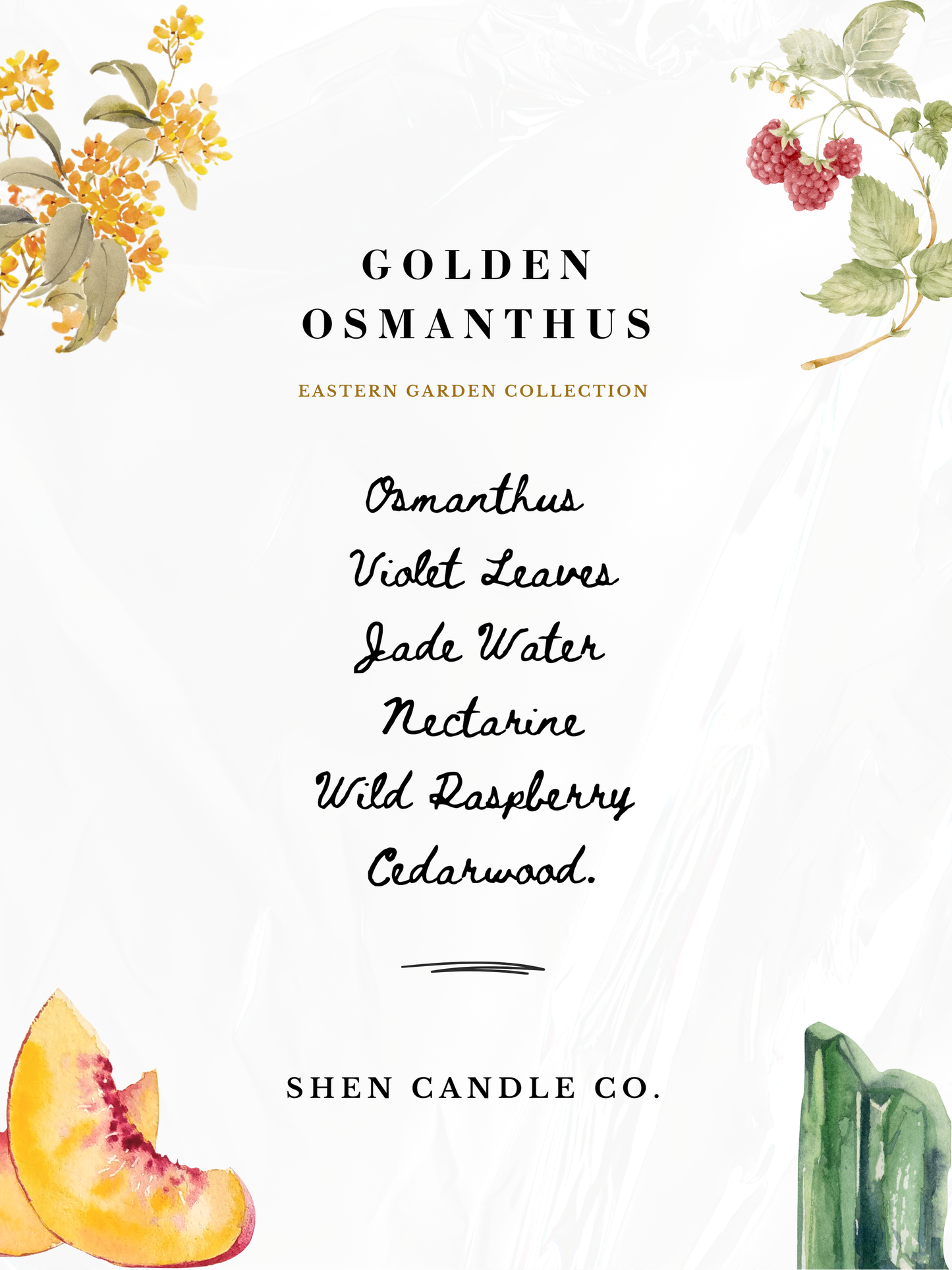 Golden Osmanthus (金桂雨雾) - 3 Incense Sticks Bundle