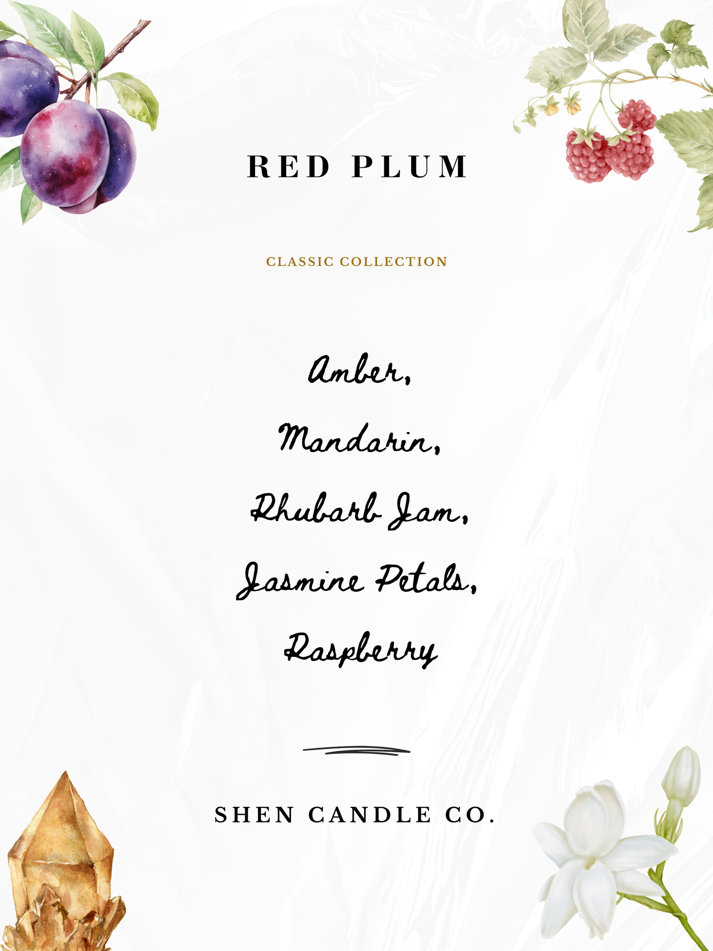 Red Plum (紅李) Mini Candle