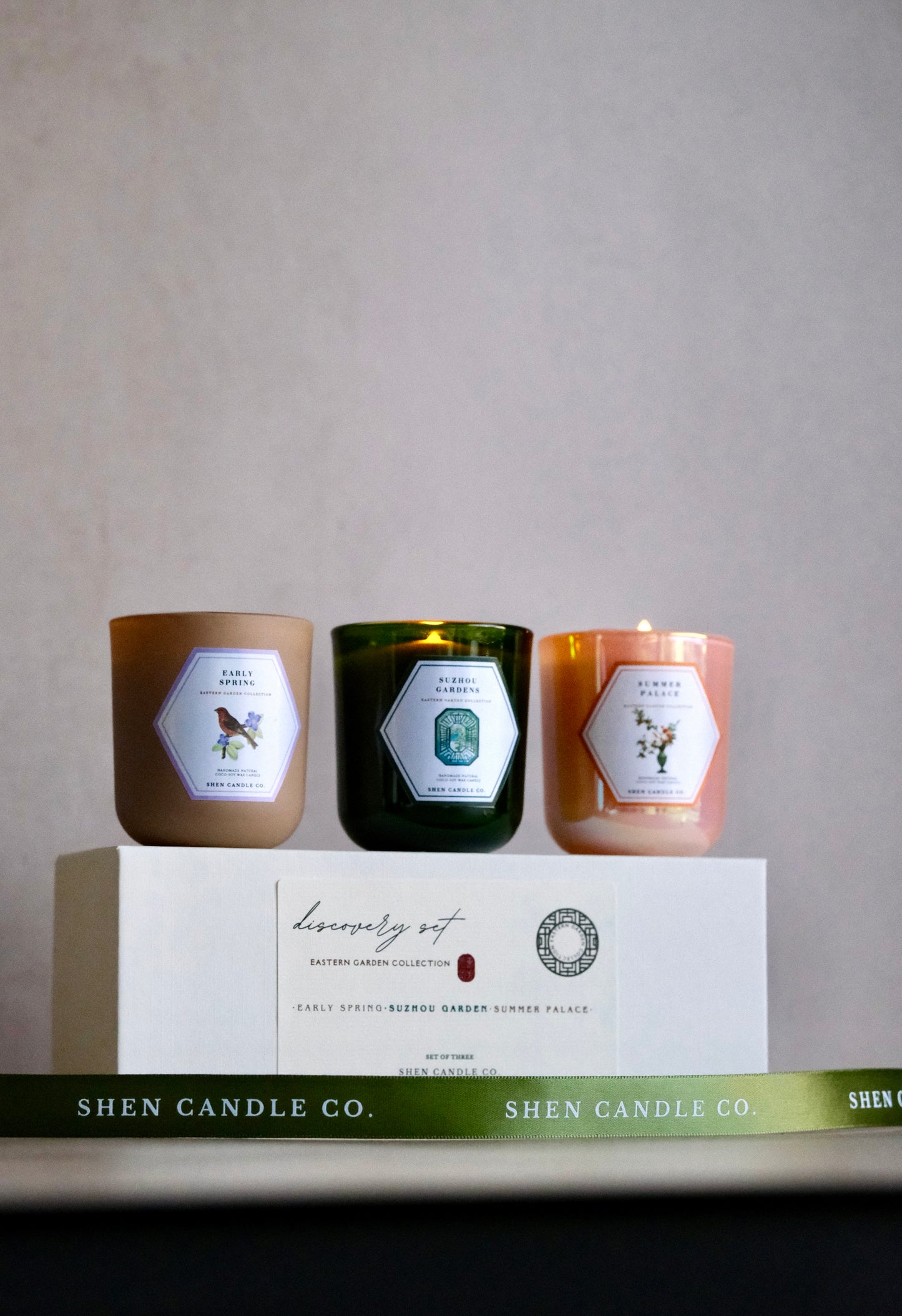 Mini Candle Discovery Set of Three- Eastern Garden Collection